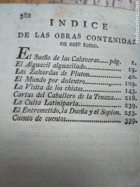 Libros antiguos: QUEVEDO VILLEGAS FRANCISCO.SUE&Ntilde;OS - Foto 3