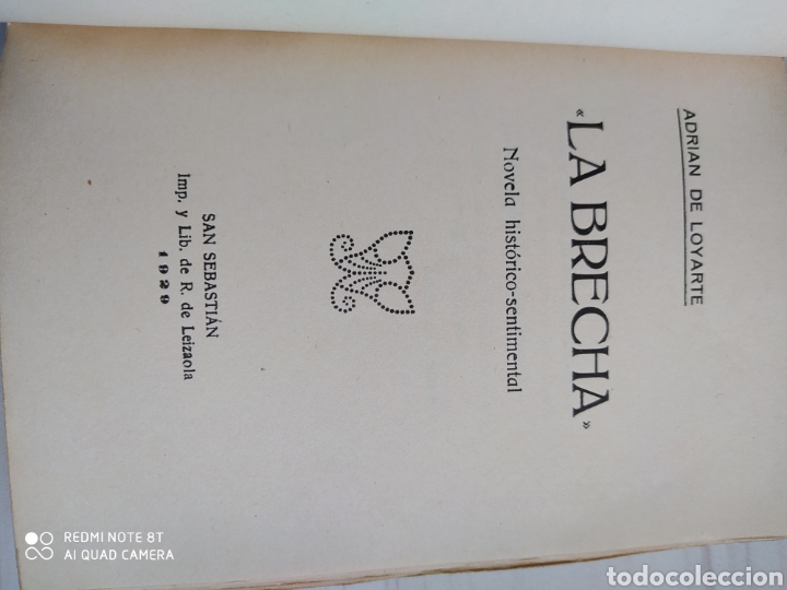 Libros antiguos: LA BRECHA - LOYARTE - Foto 2
