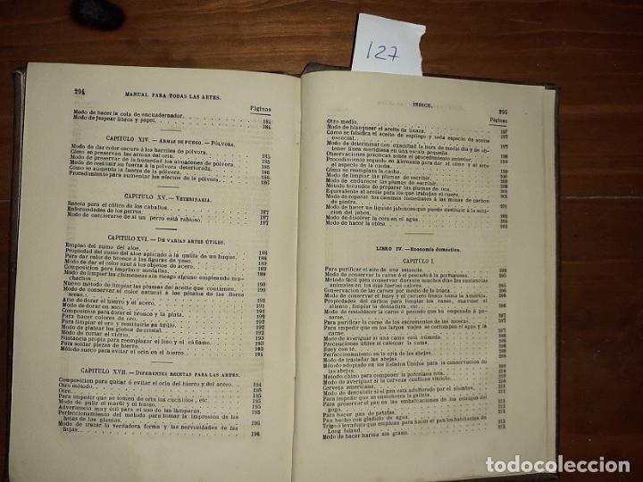 Libros antiguos: MANUAL DE TODAS LAS ARTES - Foto 2
