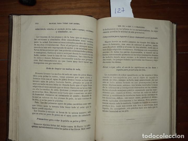 Libros antiguos: MANUAL DE TODAS LAS ARTES - Foto 3