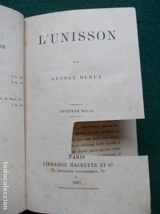 Libros antiguos: L&acute;UNISSON GEORGE DURUY 1887 - Foto 4