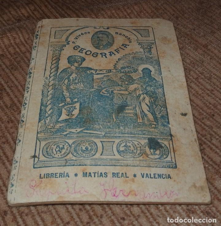 Antiquarische B&uuml;cher: LIBRO GEOMETR&Iacute;A,F.VIVENS SANCHIS,LIBRER&Iacute;A DE MAT&Iacute;AS REAL,A&Ntilde;O 1927