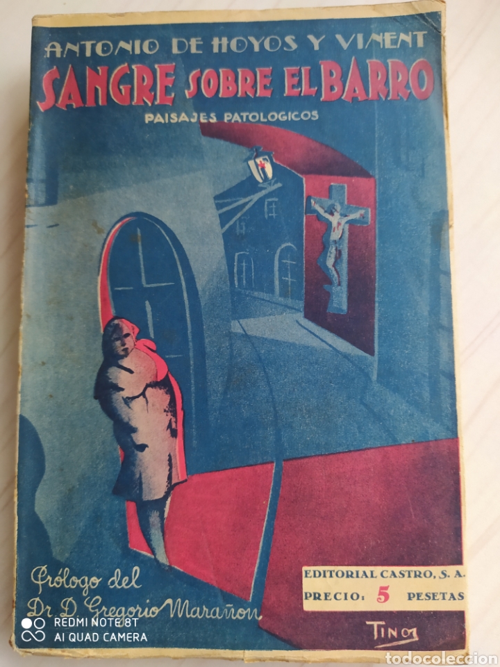 Libros antiguos: SANGRE EN EL BARRO. HOYOS Y VINENT. - Foto 1