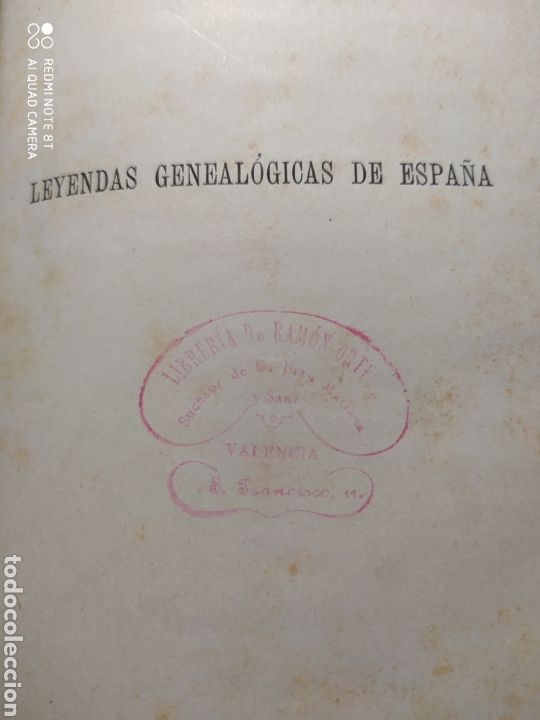 Libros antiguos: LEYENDAS GENEALOGICAS DE ESPA&Ntilde;A. ANTONIO TRUEBA. - Foto 5