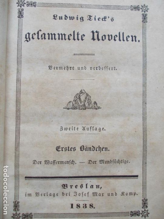 Libros antiguos: GEFAMMELTE NOVELLEN 1838 - Foto 4