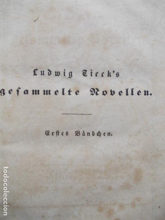 Libros antiguos: GEFAMMELTE NOVELLEN 1838 - Foto 5