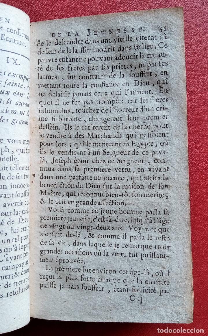 Libros antiguos: INSTRUCTION DE LA JEUNESSE EN LA PIETE CHRETIENNE. 1707. EN FRANC&Eacute;S - Foto 2