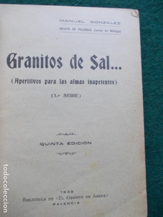 Libros antiguos: GRANITOS DE SAL 1939 - Foto 4