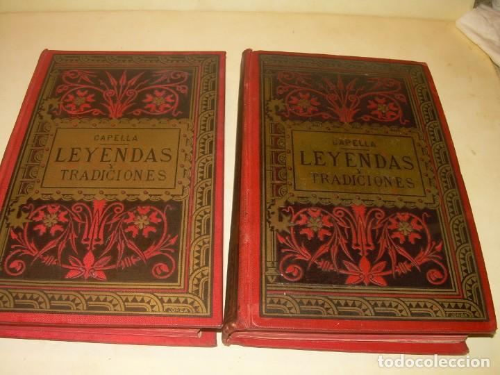 Libros antiguos: DOS TOMOS OBRA COMPLETA...LEYENDAS Y TRADICIONES (BARCELONA)...AÑO 1887 - Foto 18 - 201859922