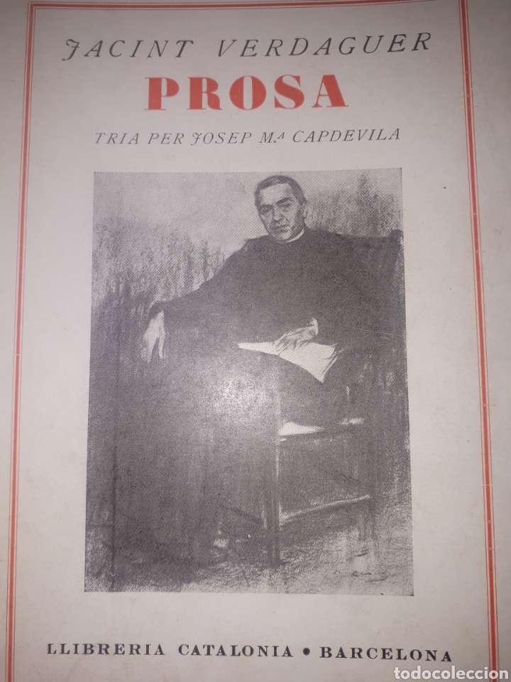 Libros antiguos: PROSA   JACINT VERDAGUER - Foto 1