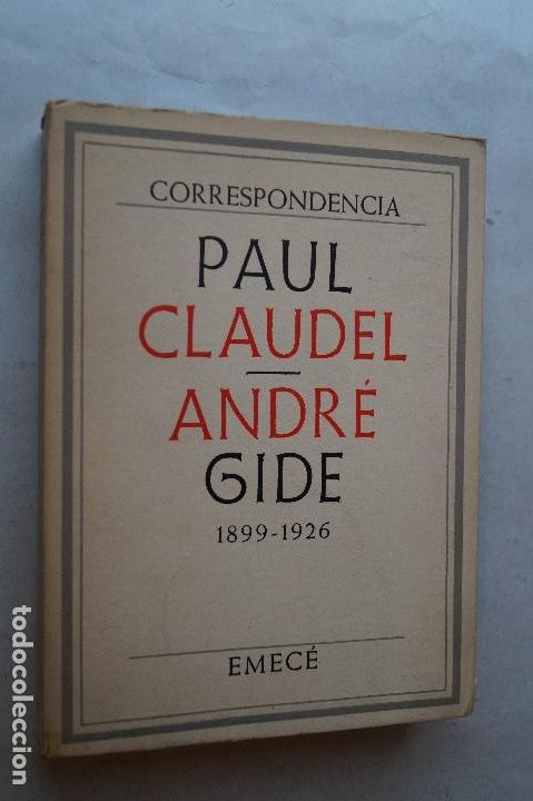 Libros antiguos: CORRESPONDENCIA. PAUL CLAUDE- ANDR&Eacute; GIDE. 1899-1926. - Foto 1