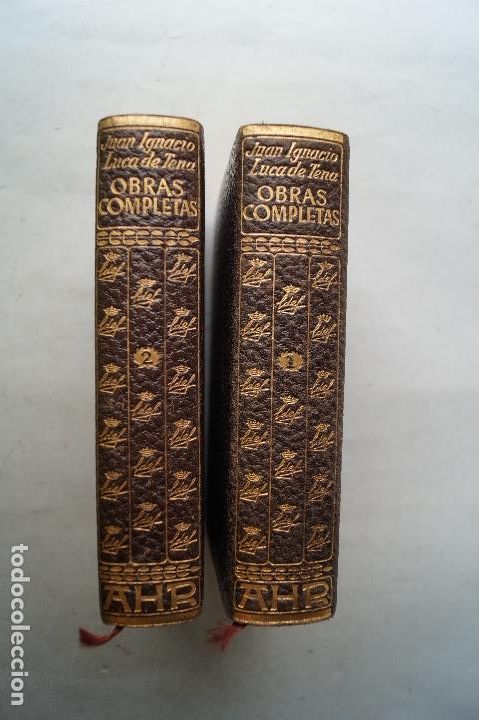 Libros antiguos: OBRAS COMPLETAS. JUAN IGNACIO LUCA DE TENA. - Foto 1