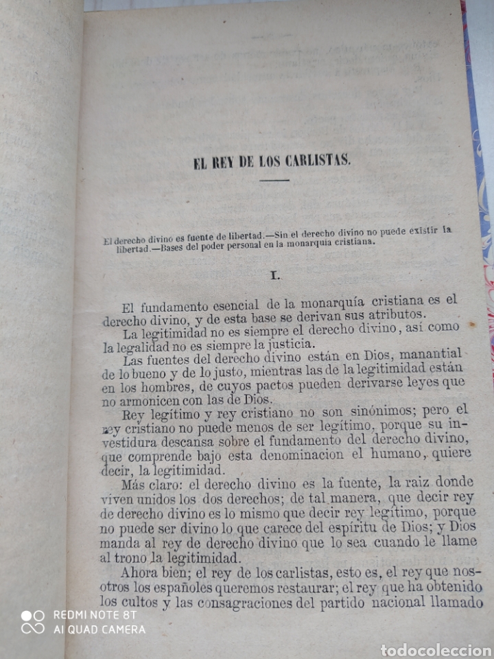 Libros antiguos: EL GOBIERNO CARLISTA - LEANDRO HERRERO - Foto 2