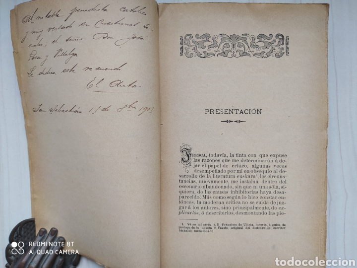 Libros antiguos: PINCELADAS DE BASCONIA - ADRI&Aacute;N DE LOYARTE - Foto 2