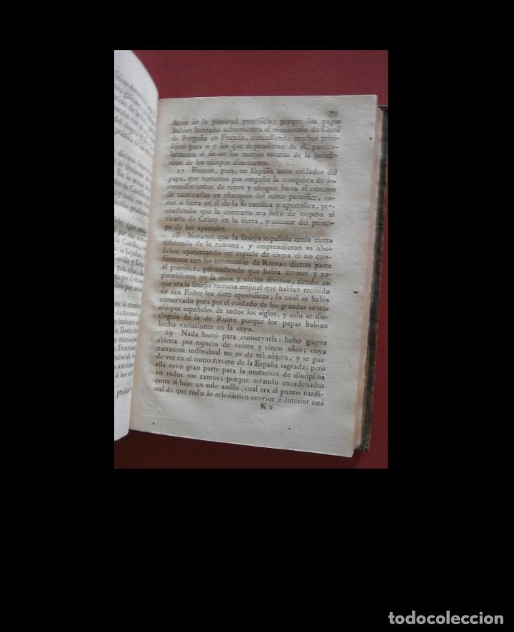 Libros antiguos: Disercion sobre el poder que los reyes espa&ntilde;oles ejercieron hasta el siglo duodecimo en la - Foto 2