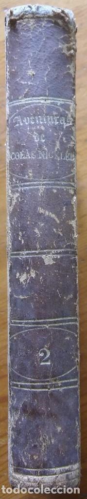 Libros antiguos: Aventuras de Nicol&aacute;s Nickleby, Dickens, Barcelona, 1873. Tomo 2. - Foto 2