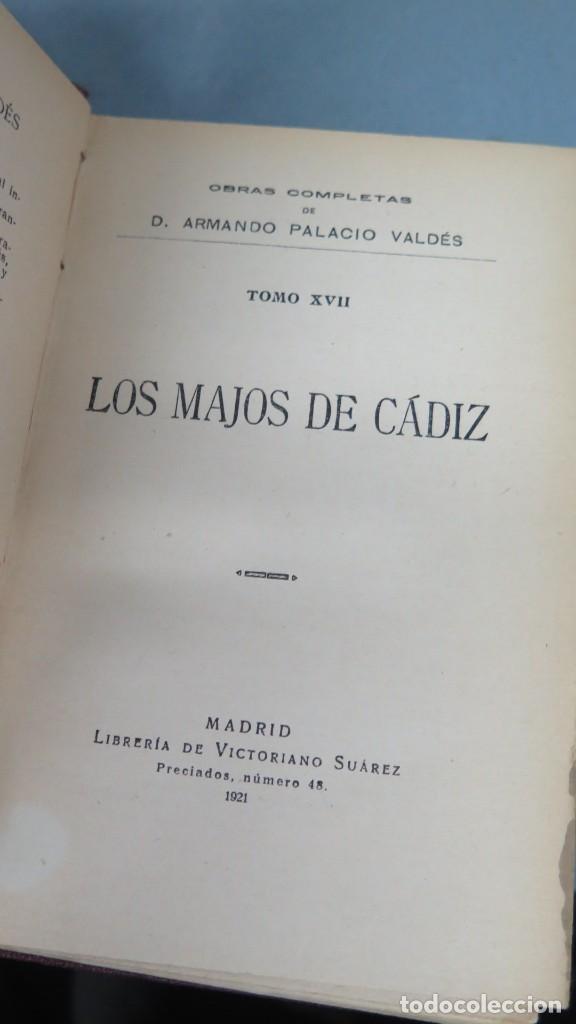 Libros antiguos: 1921.- LOS MAJOS DE CADIZ. PALACIO VALDES - Foto 4