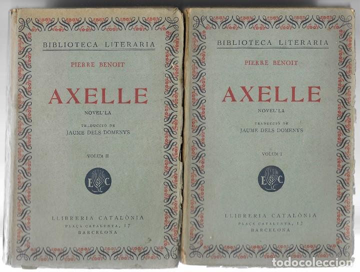 Libros antiguos: Axelle 2vols. Benoit, Pierre. 1929 - Foto 1