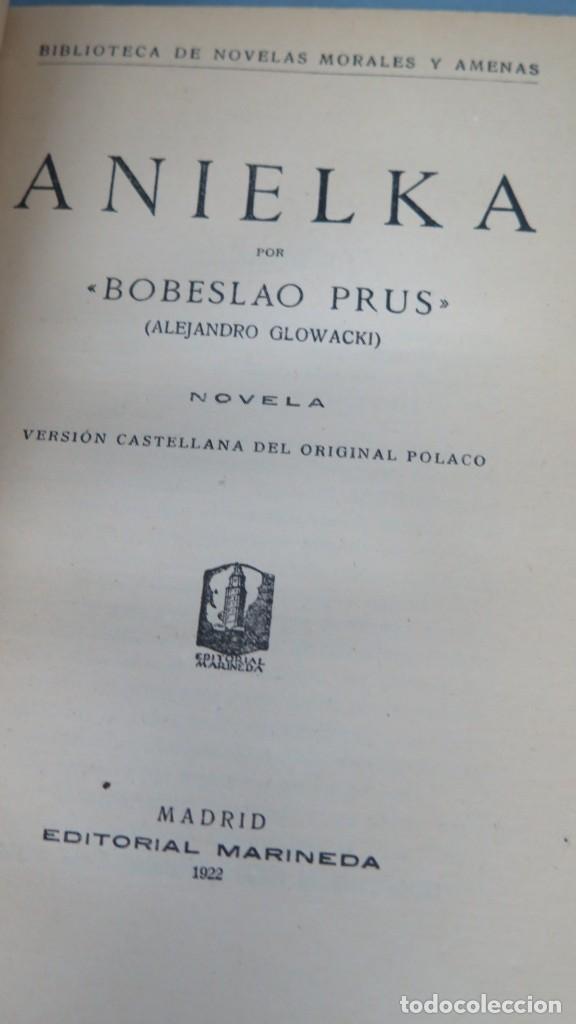 Libros antiguos: 1922.- ANIELKA. BOBESLAO PRUS - Foto 2