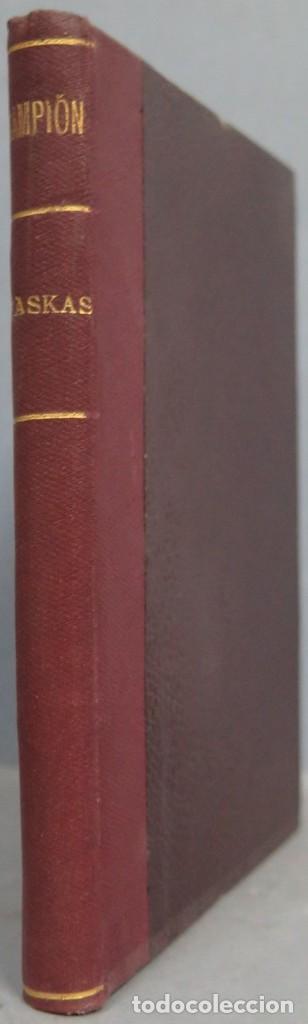 Libros antiguos: 1923.- NARRACIONES BASKAS. CHAMPION - Foto 1