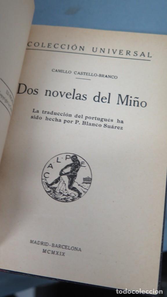 Libros antiguos: 1919.- DOS NOVELAS DEL MI&Ntilde;O. CASTELLO-BRANCO - Foto 2