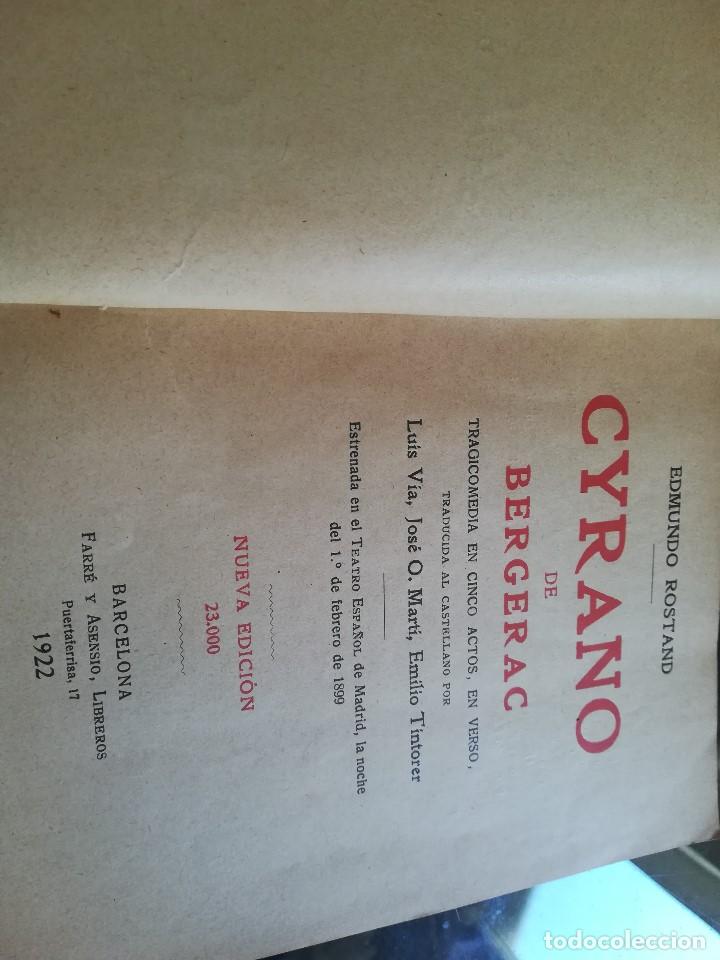 Libros antiguos: CYRANO DE BERGERAG 1922 - Foto 2