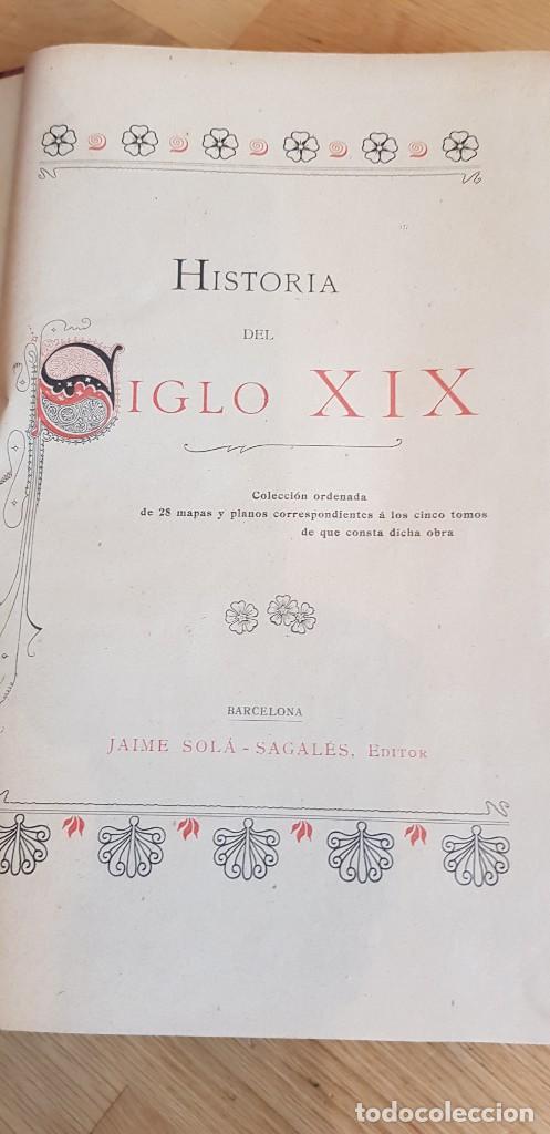 Livros antigos: Historia del Siglo XIX