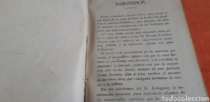 Libros antiguos: VULGARIZACI&Oacute;N CIENTIFICA, EL HOGAR ESPA&Ntilde;OL, - Foto 2