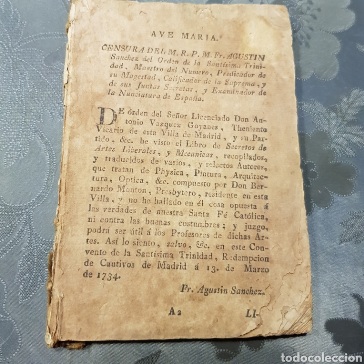 Livres anciens: Secretos de artes liberales y mec&aacute;nicas. Bernardo Mont&oacute;n. 1760