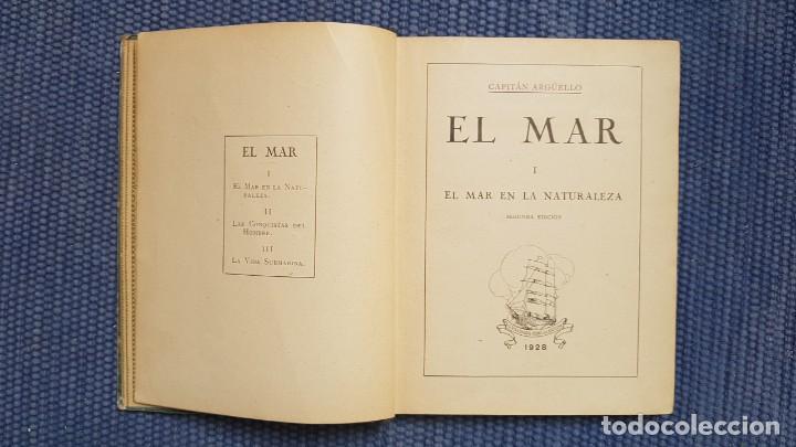 Libros antiguos: Capit&aacute;n Arg&uuml;ello: El mar en la Naturaleza - Foto 2