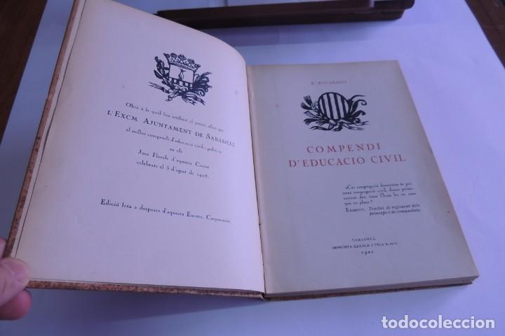 Libros antiguos: COMPENDI DEDUCACI&Oacute; CIVIL .- R. RUCABADO - Foto 3