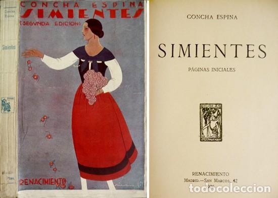 Libros antiguos: ESPINA, Concha. Simientes. 1926. - Foto 1