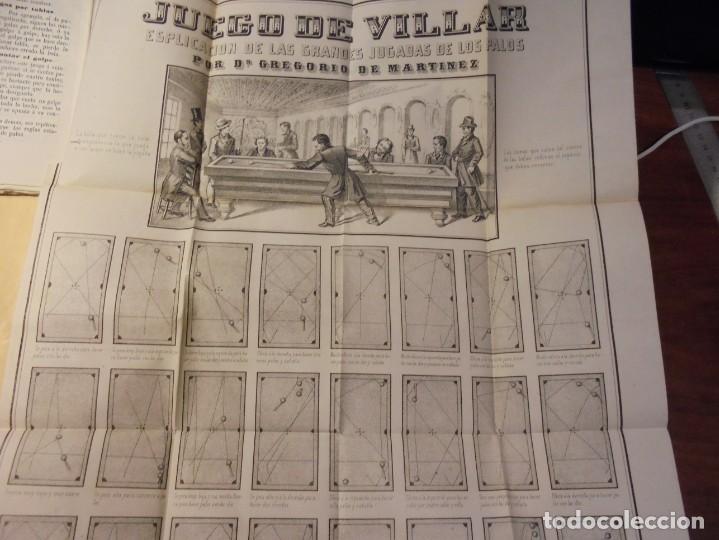 Libros antiguos: JUEGO DEL BILLAR. 1864 - Foto 3