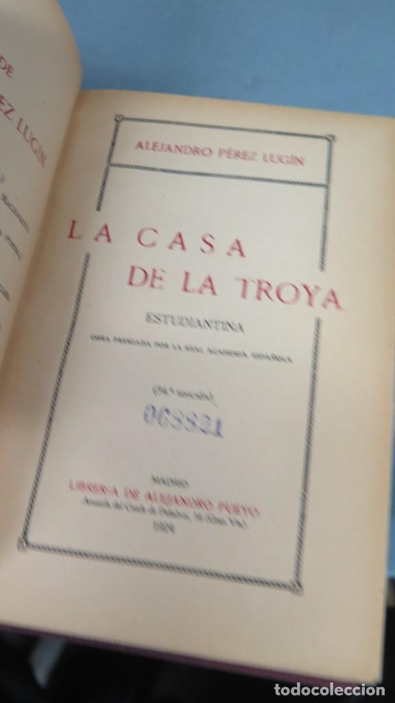 Libros antiguos: 1924.- LA CASA DE LA TROYA. LUGIN - Foto 2