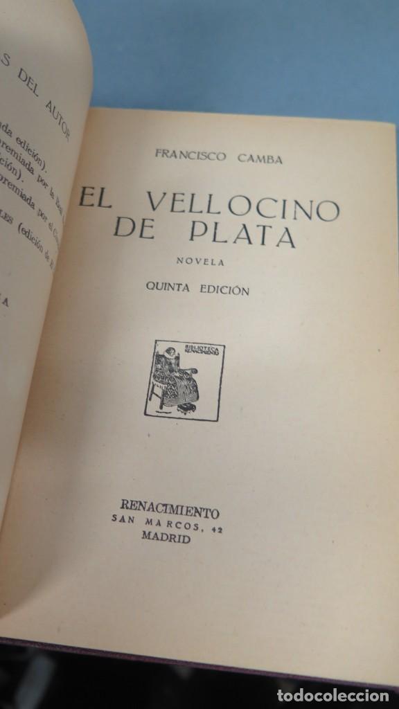 Libros antiguos: EL VELLOCINO DE PLATA. CAMBA - Foto 2