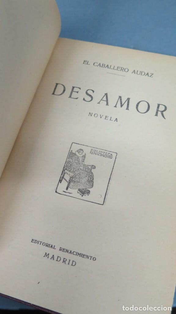 Libros antiguos: DESAMOR. EL CABALLERO AUDAZ - Foto 2