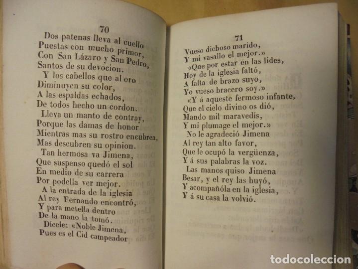 Libros antiguos: EL CID. ROMANCES HIST&Oacute;RICOS. 1844 - Foto 5