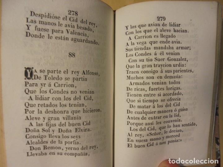 Libros antiguos: EL CID. ROMANCES HIST&Oacute;RICOS. 1844 - Foto 6