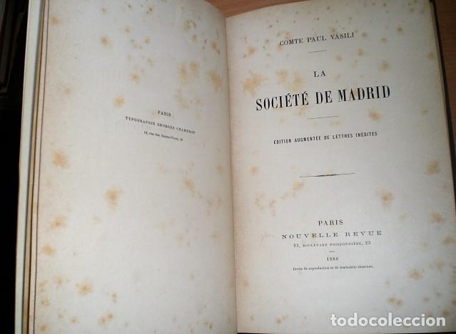 Libros antiguos: LA SOCI&Eacute;T&Eacute; DE MADRID. - Foto 4