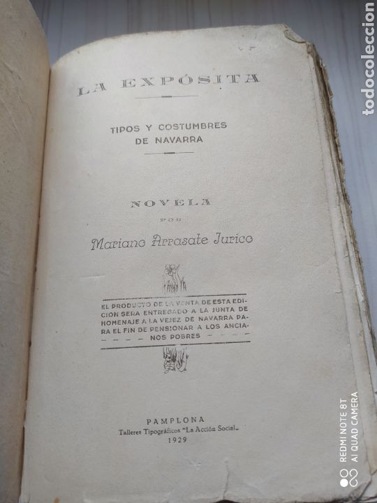 Libros antiguos: LA EXP&Oacute;SITA - TIPOS Y COSTUMBRES DE NAVARRA - Foto 3