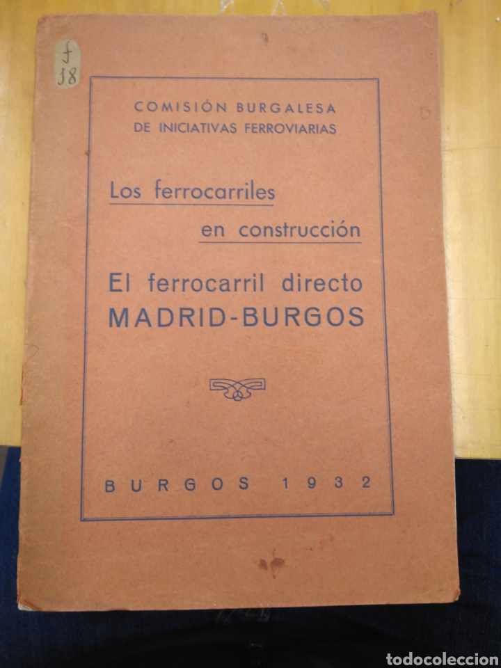 Libros antiguos: EL FERROCARRIL DIRECTO MADRID-BURGOS - Foto 1