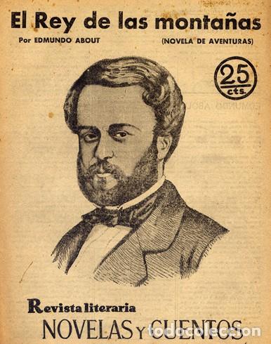 Libros antiguos: ABOUT, Edmundo. El Rey de las monta&ntilde;as. 1931. - Foto 1