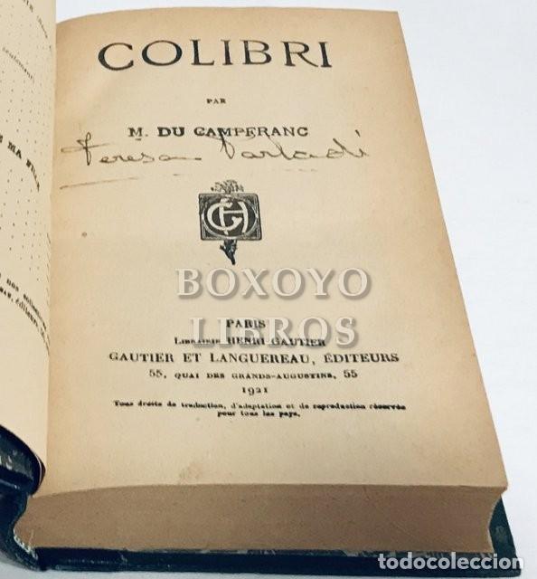 Libros antiguos: CAMPFRANC, M. de. Colibri - Foto 2