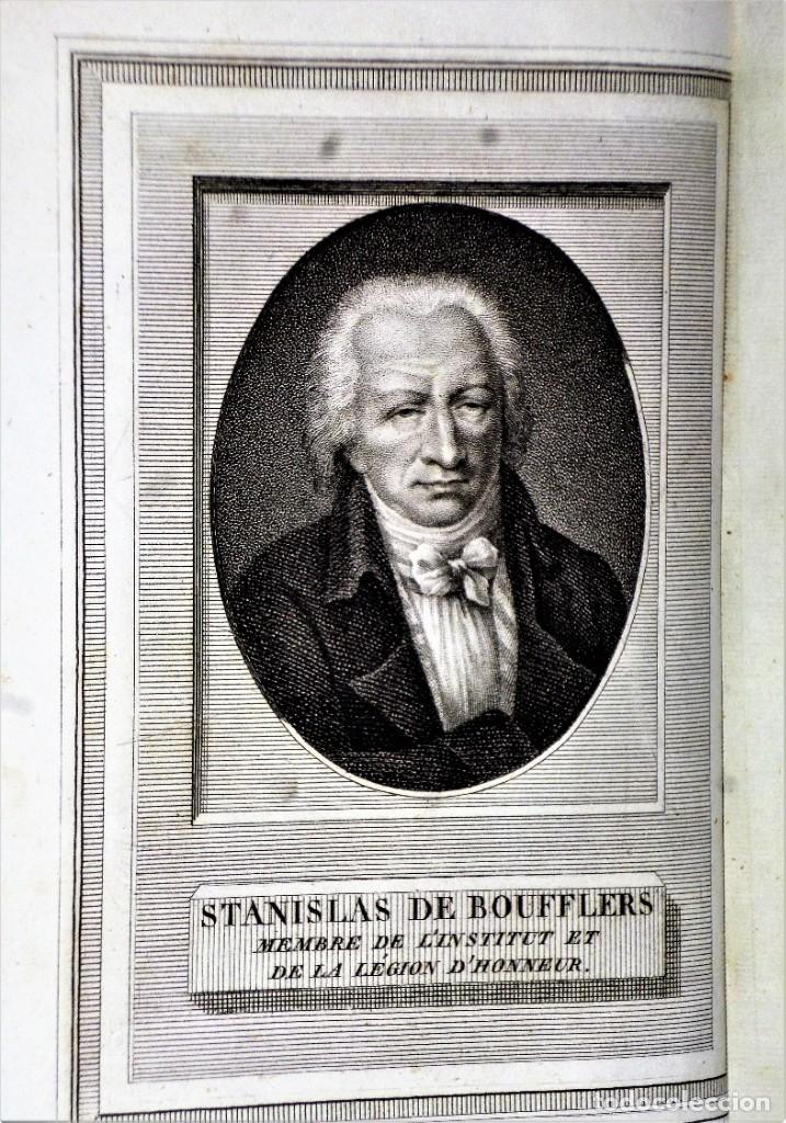 Libros antiguos: OEUVRES DE STANISLAS DE BOUFFLERS. 2 TOMOS - Foto 2