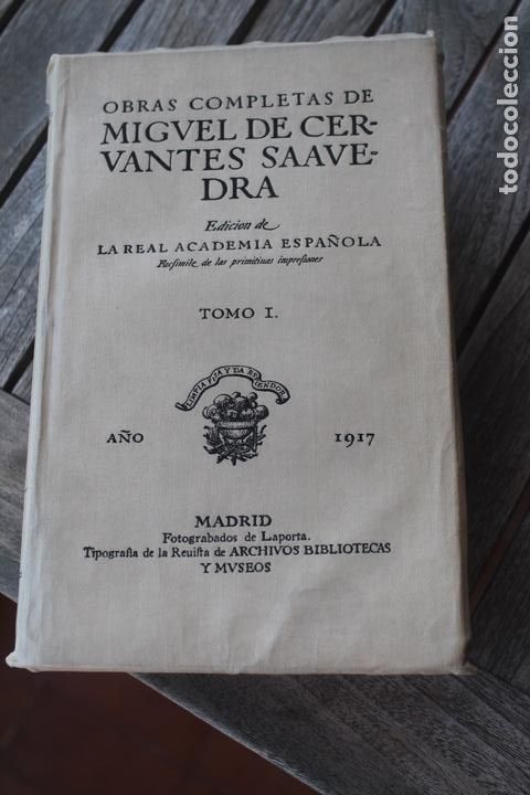 Libros antiguos: FACSIMIL DE LA R.A.E. DE LAS PRINCEPS DE CERVANTES, 1917. quijote - Foto 1