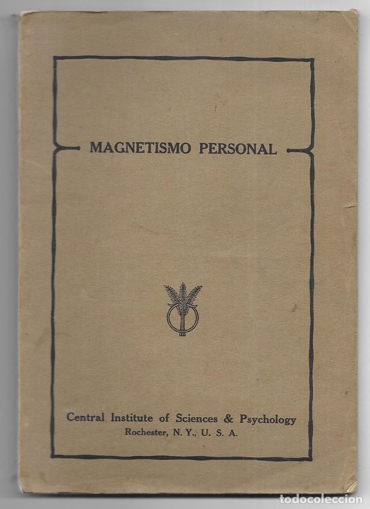 Libros antiguos: Magnetismo Personal . Curso Especial 1930 - Foto 1