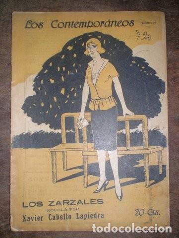Libros antiguos: CABELLO LAPIEDRA, Xavier: LOS ZARZALES. 1922 - Foto 1