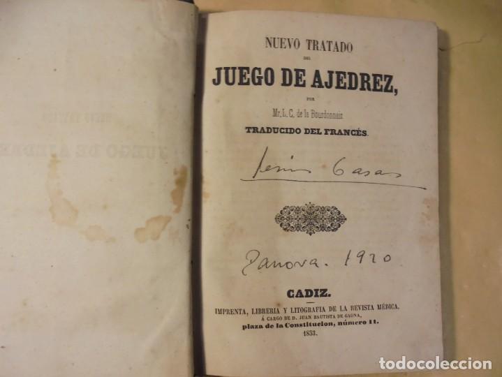 Antiquarische B&uuml;cher: AJEDREZ. BOURDONNAIS. 1853