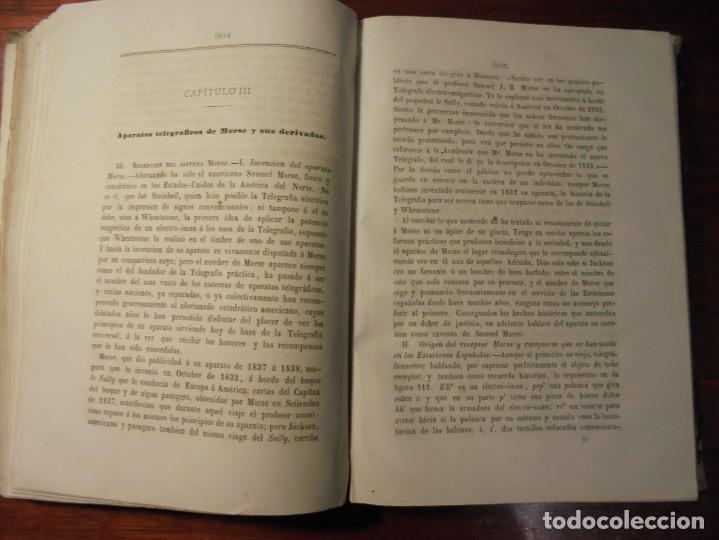 Libros antiguos: TELEGRAF&Iacute;A Y POSTA. 2 PARTES EN 1 TOMO. 1870 - Foto 5