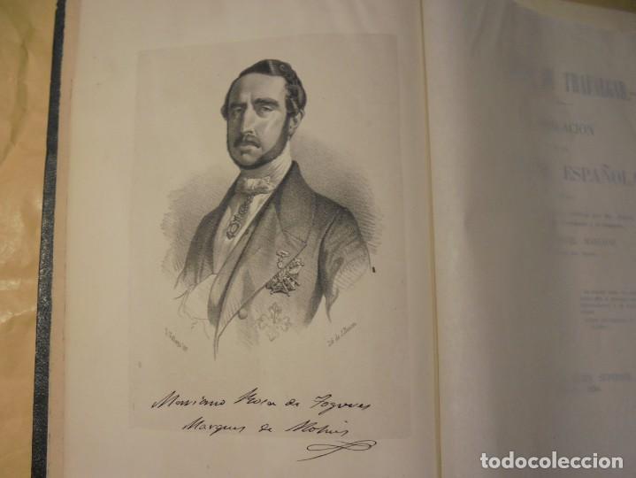 Libros antiguos: COMBATE DE TRAFALGAR. MARLIANI. 1850 - Foto 2